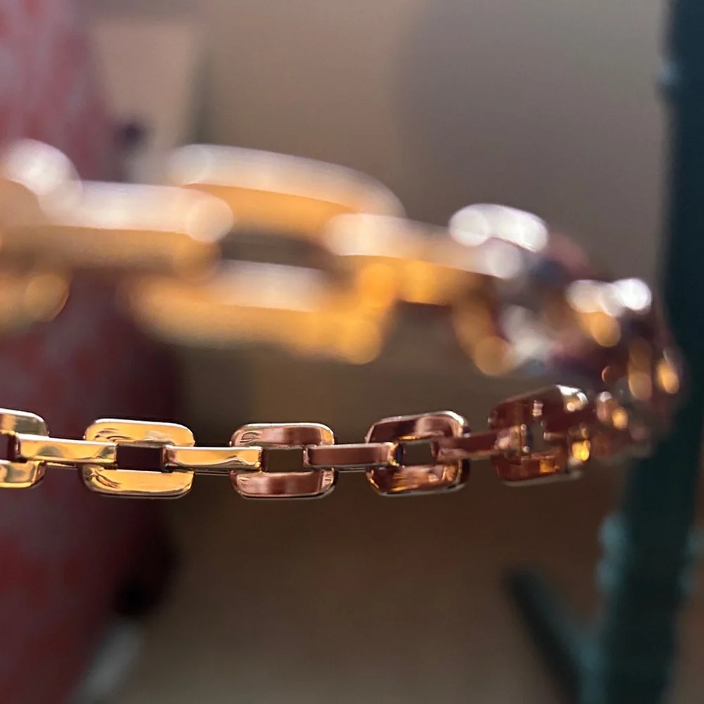 Coach Rose gold colored Chain Link Bracelet - Picture 4 of 4
